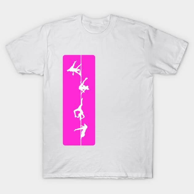 Pole Fitness T-Shirt by AKdesign